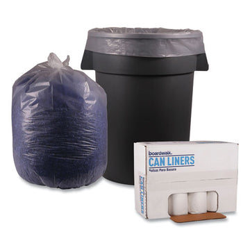 Boardwalk® Low Density Repro Can Liners, 60 Gal, 1.4 Mil, 38" X 58", Clear, 10 Bags-roll, 10 Rolls-carton freeshipping - TVN Wholesale